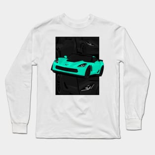 Z06 TURQUOISE Long Sleeve T-Shirt